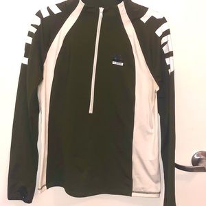 PINK VS Olive Green Performance 1/2 ZIP Jacket